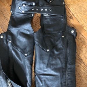 Harley-Davidson womenswear leather chaps size xs